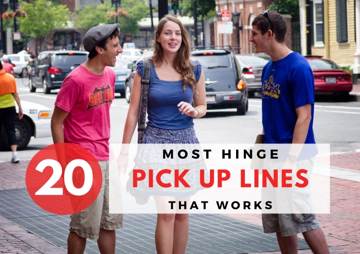 20+ Hinge Pick Up Lines That Works Most of the Time - LadTribe